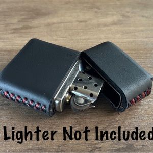 Genuine Leather Case for Zippo Lighter Standard Size (Made in USA 🇺🇸)